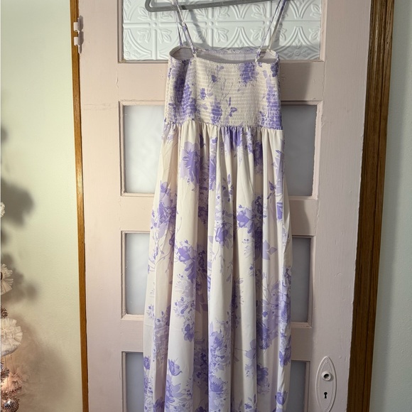 Lavender Floral Maxi Dress - Picture 3 of 3